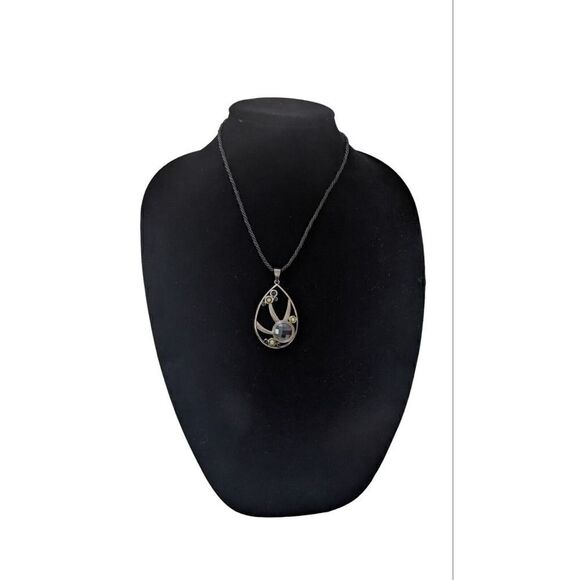 Lia‎ Sophia Stormy Sky Necklace 18"-21" Adjustable - Picture 1 of 6